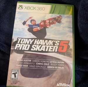 EUC Tony Hawk's Pro Skater 5 for Xbox 360 Game & Case